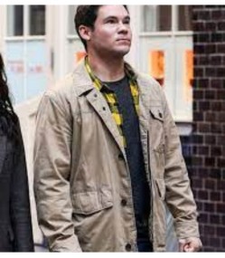 Pitch Perfect (Bumper) Adam Devine Beige Cotton Jacket